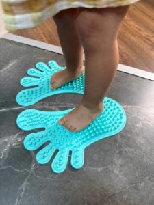 Ortopedik Halı Duyu Matı STEP Nöro Turkuaz Ayak Pedi