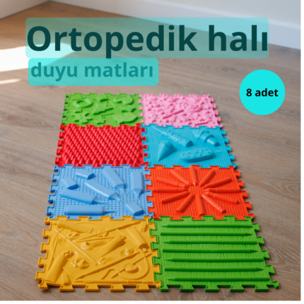 Ortopedik Halı Duyu Matı 8 Adet