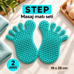 step masaj matı turkuaz