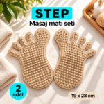 step masaj matı bej