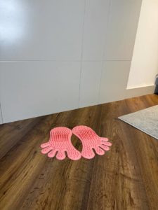STEP Nöro Duyu Matı Pembe İki Parça