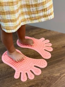 STEP Nöro Duyu Matı Pembe Çocuk Kullanımı