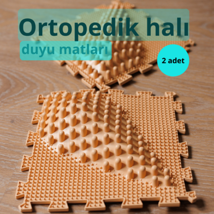 2 adet bej Dalga ortopedik duyu matı
